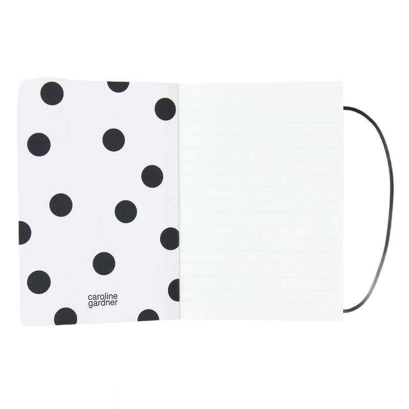 Caroline Gardner Small Chunky Notebook Pears SCB114 inside