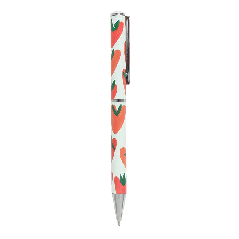 Strawberry Hearts Boxed Pen