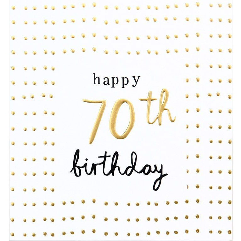 Caroline Gardner hey 053 Happy 70th Birthday card