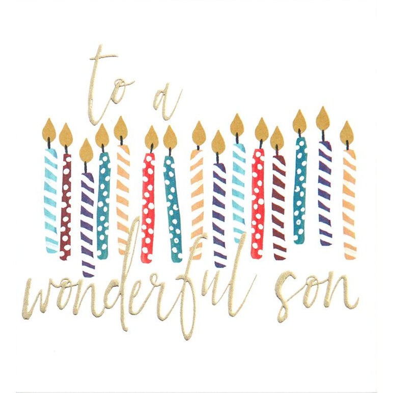 To A Wonderful Son - Birthday Card