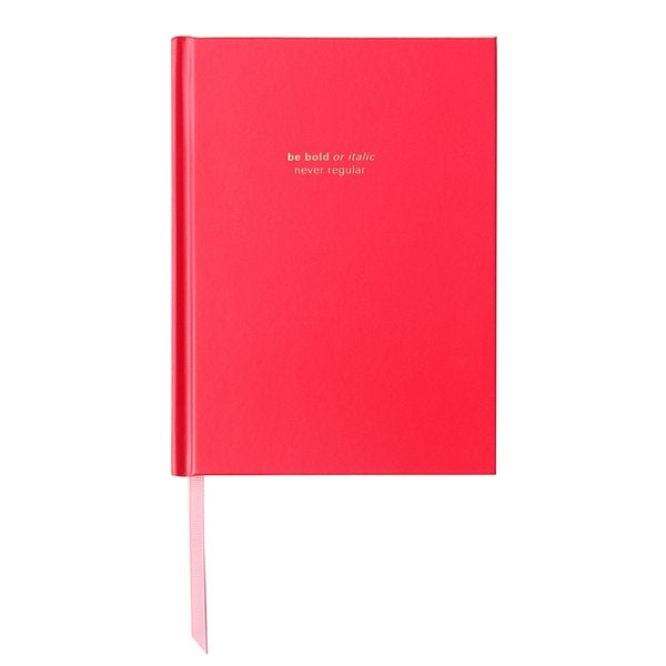 Caroline Gardner Matte Red Hardback Notebook HRD104