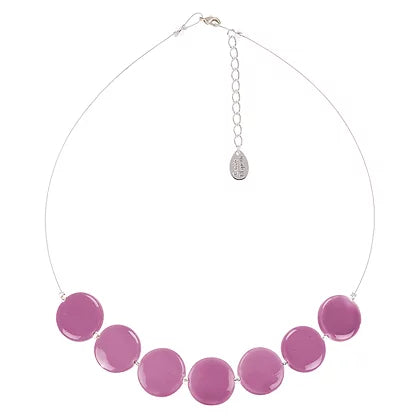 Carrie Elspeth Jewellery Ceramic Purple Dots Necklace N1660 main