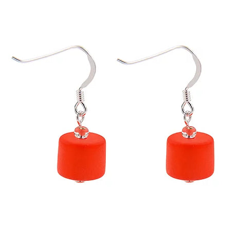 Carrie Elspeth Jewellery Frosted Orange Rainbow Earrings EH1647B main