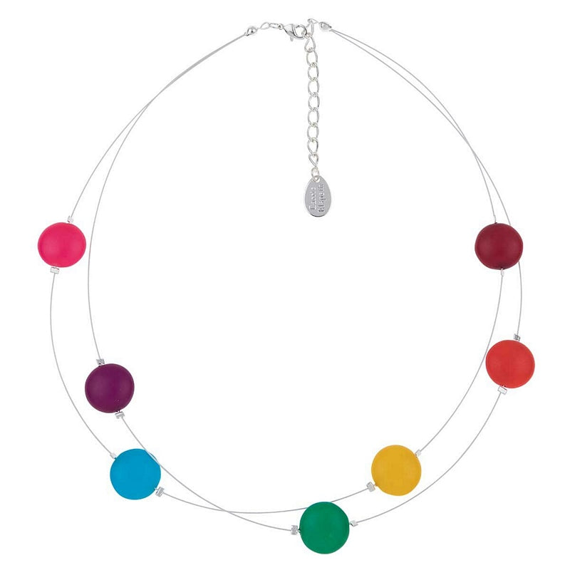 Carrie Elspeth Jewellery Happy Rainbow Double Spaced Necklace N1690 main