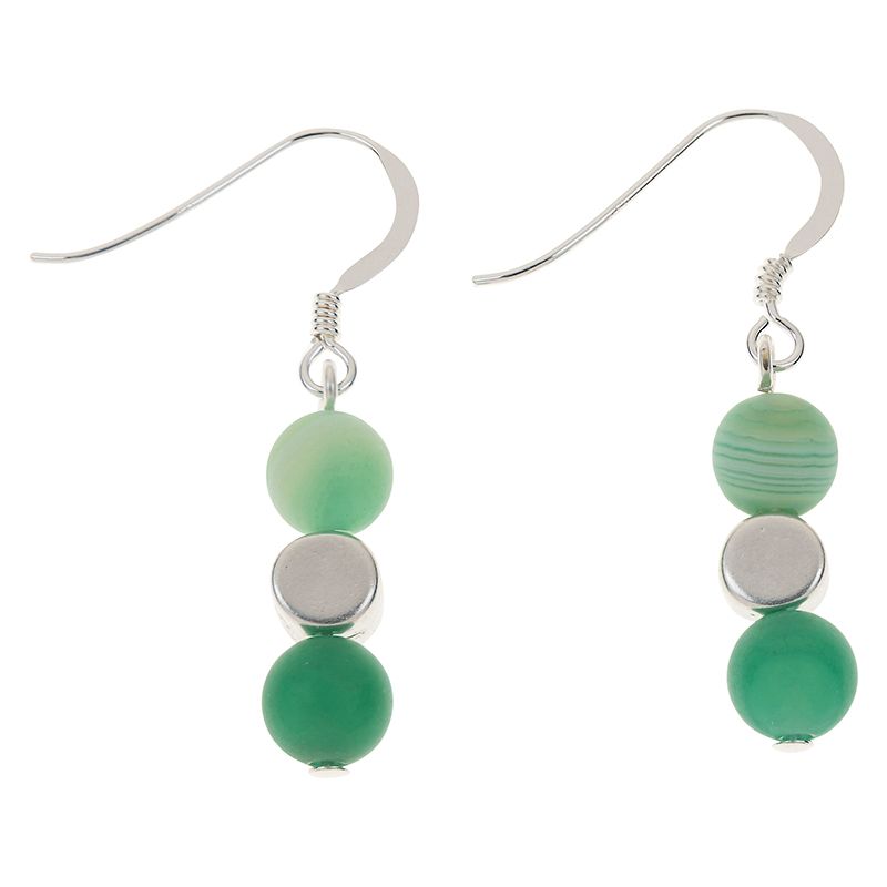 Carrie Elspeth Jewellery Jade Agate Medley Earrings EH1774 main