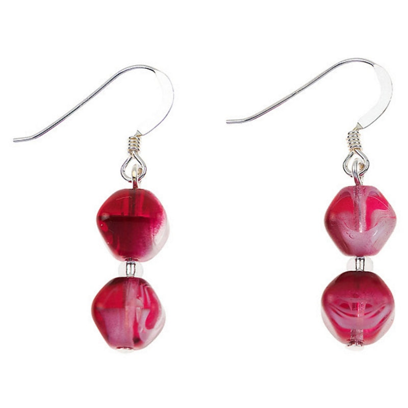 Carrie Elspeth Jewellery Magenta Wisps Earrings EH1826 main