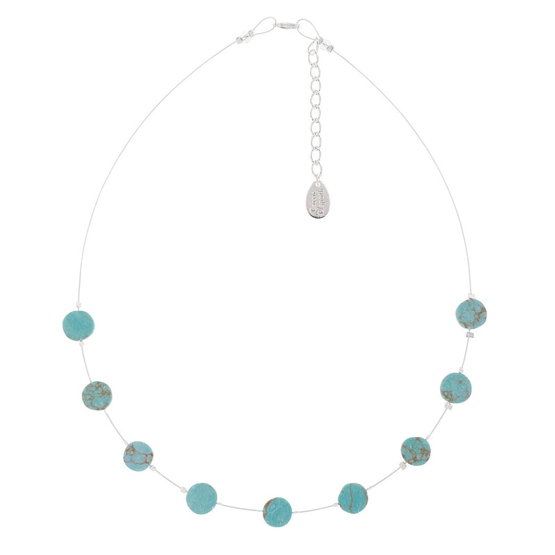 Carrie Elspeth Jewellery Turquoise Mosaic Coins Necklace N1554 main