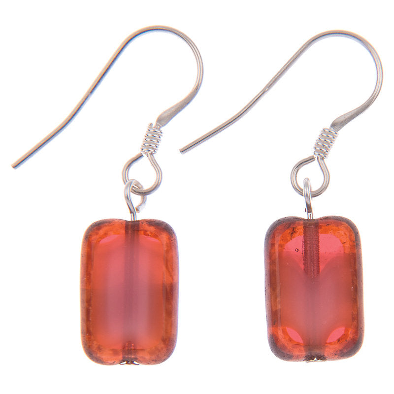 Carrie Elspeth Maroon Picasso Earrings EH1340A main