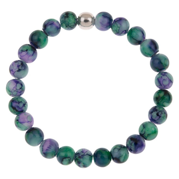 Carrie Elspeth Peacock Marbled Bracelet B1547 main