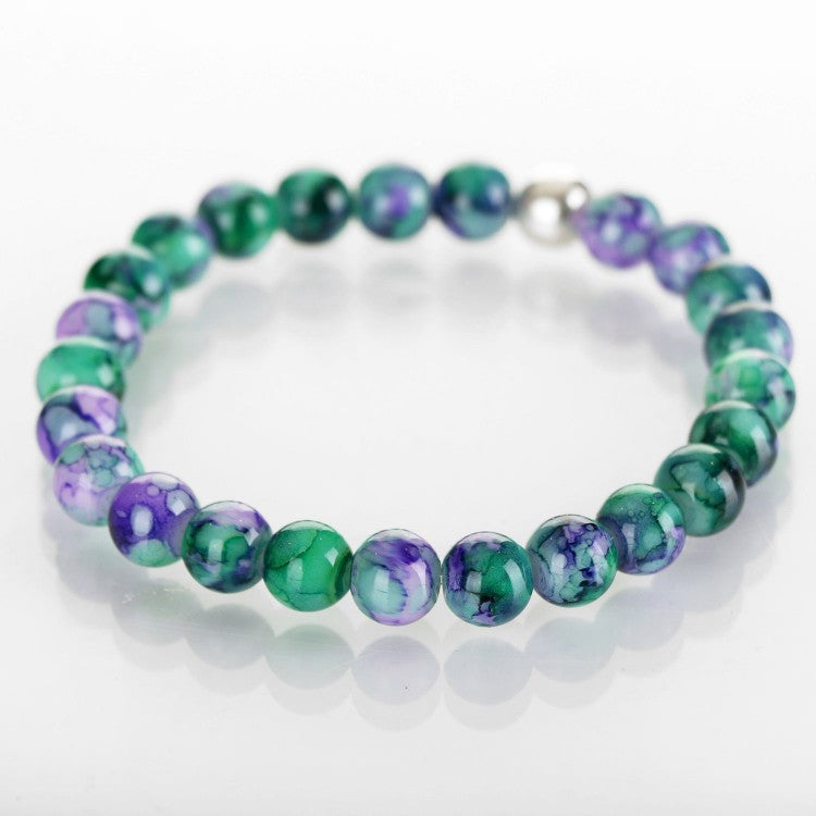 Carrie Elspeth Peacock Marbled Bracelet B1547 shadowed
