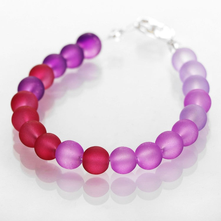Carrie Elspeth Purples Frosted Galaxy Bracelet B1537 shadowed