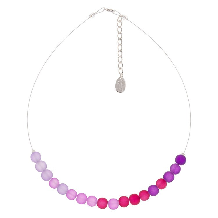 Carrie Elspeth Purples Frosted Galaxy Necklace N1537 main