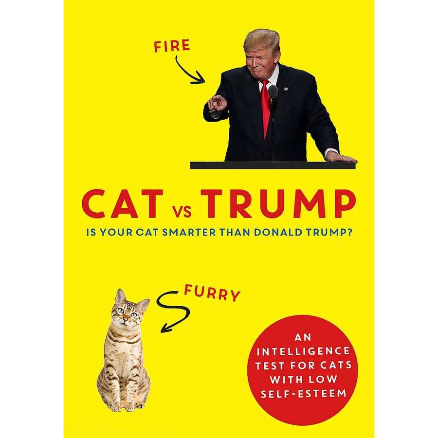 Cat Vs Trump Hardback Book