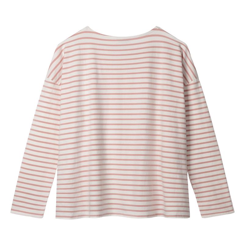 Chalk Clothing Bryony Stripe Top Dusky Pink back