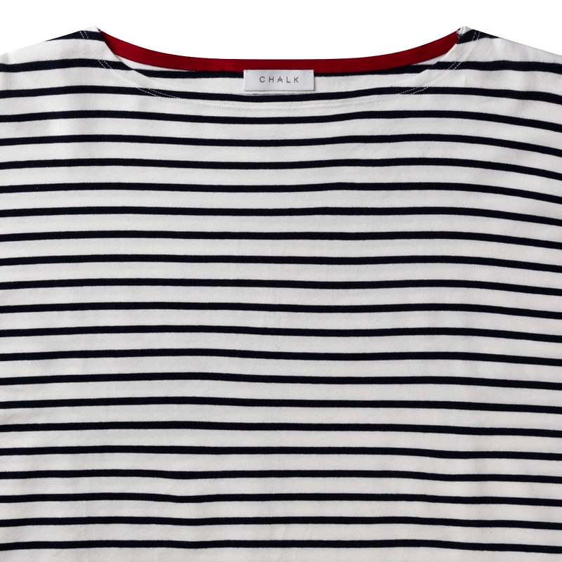 Bryony Stripe Top in Navy