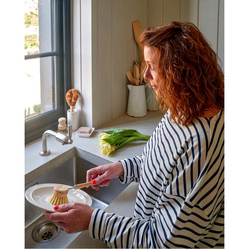 Chalk Clothing Bryony Stripe Top Navy on model lifestyle
