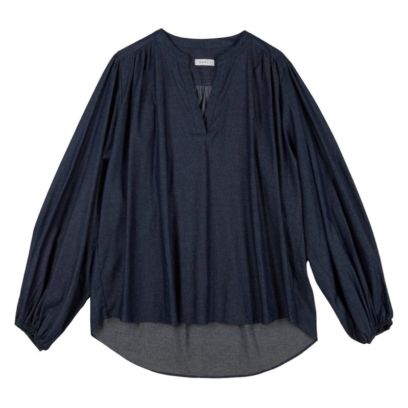 Chalk Clothing Deb Shirt Dark Denim front