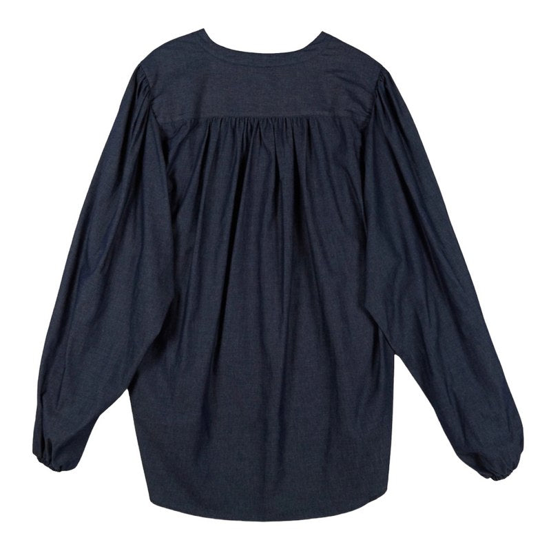 Chalk Clothing Deb Shirt Dark Denim back