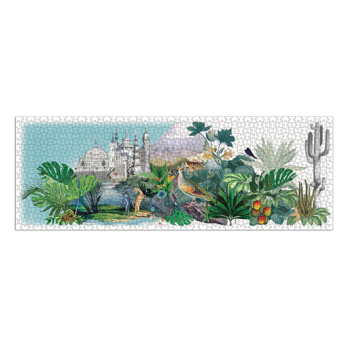 Christian Lacroix Heritage Collection Reveries 1000 Piece Panoramic Puzzle completed jigsaw front