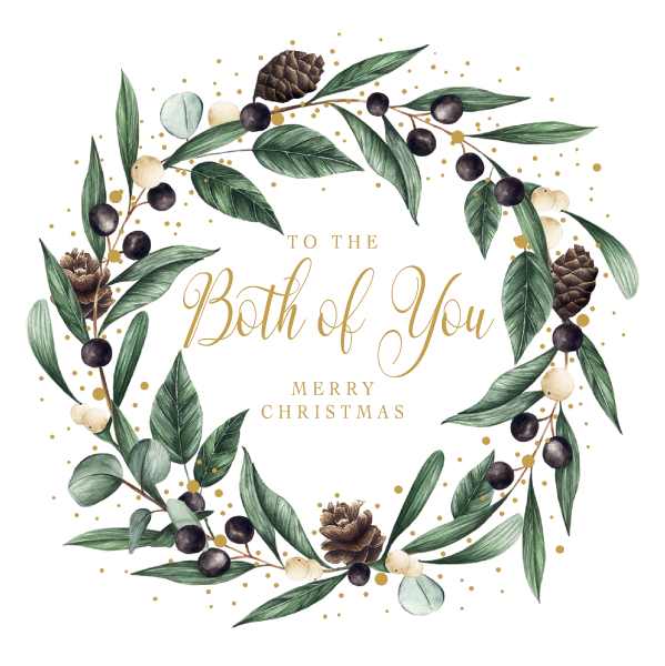 Christmas Card - To The Both Of You AFRX164