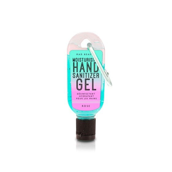 Clip & Clean Hand Sanitiser Gel - Rose