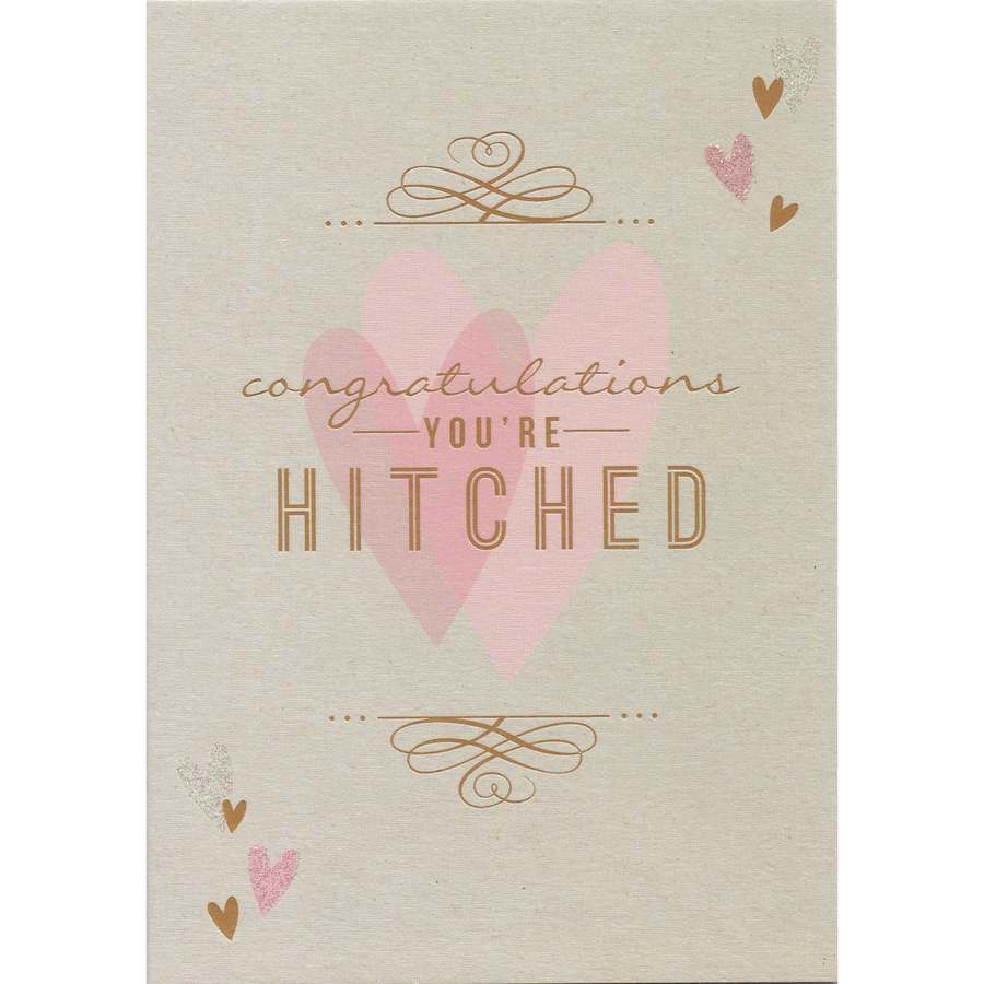 Congratulations You're Hitched Card