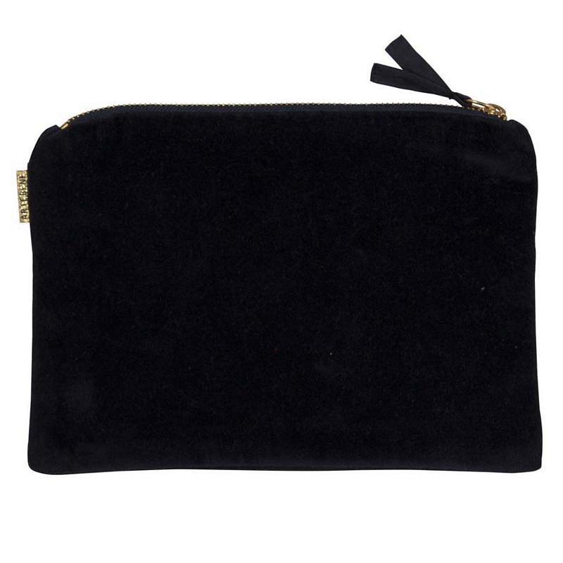 Cosmetics Bag Blue Velvet 240682 back