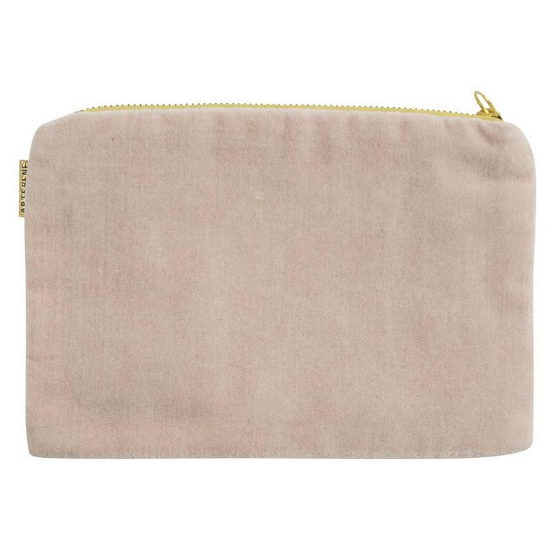Cosmetics Bag Pink Velvet 240908 back