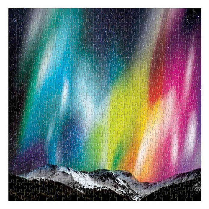 Cosmos Cosmic Lights 500 Piece Jigsaw Puzzle completed