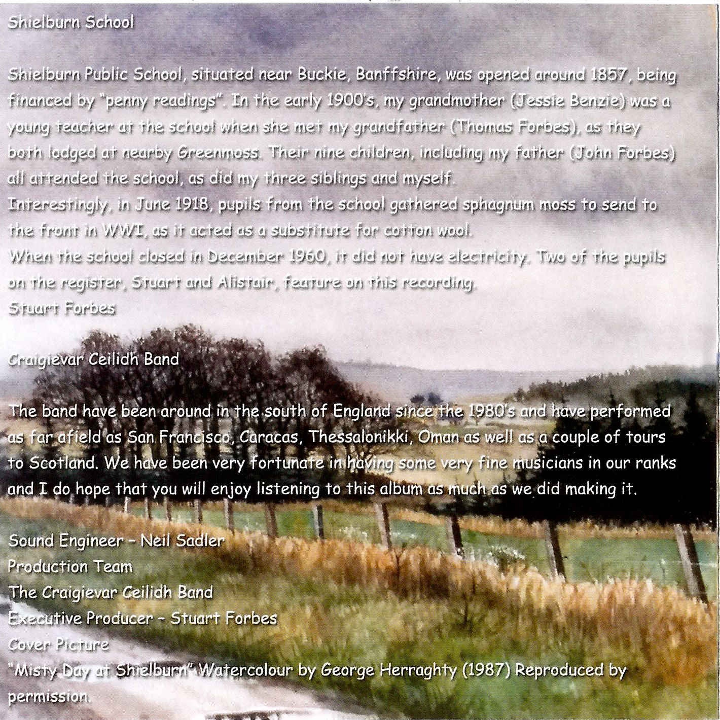 Craigievar Ceilidh Band - A Perfect Day At Shielburn booklet page 4