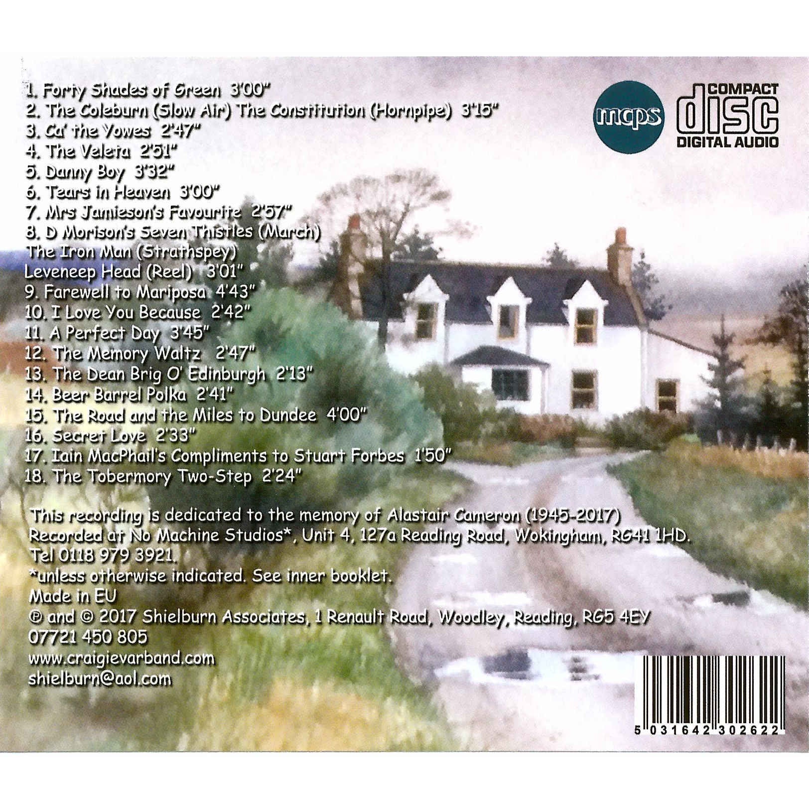 Craigievar Ceilidh Band - A Perfect Day At Shielburn inlay back