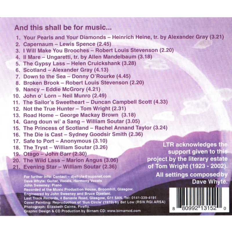 Dave Whyte - And This Shall Be For Music..