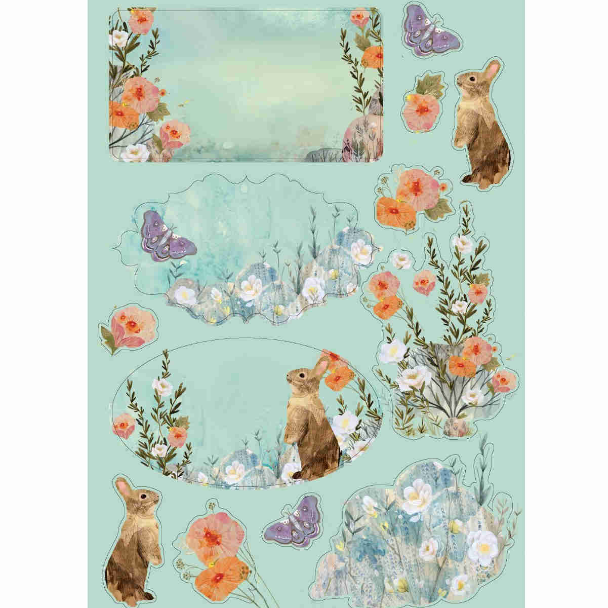 Daydreamers Luxe Letter Writing Set WS048 stickers 2
