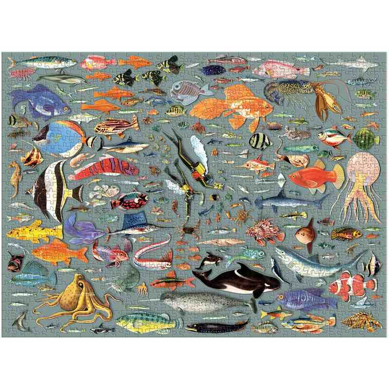 Deepest Dive 1000 Piece Jigsaw Puzzle completed