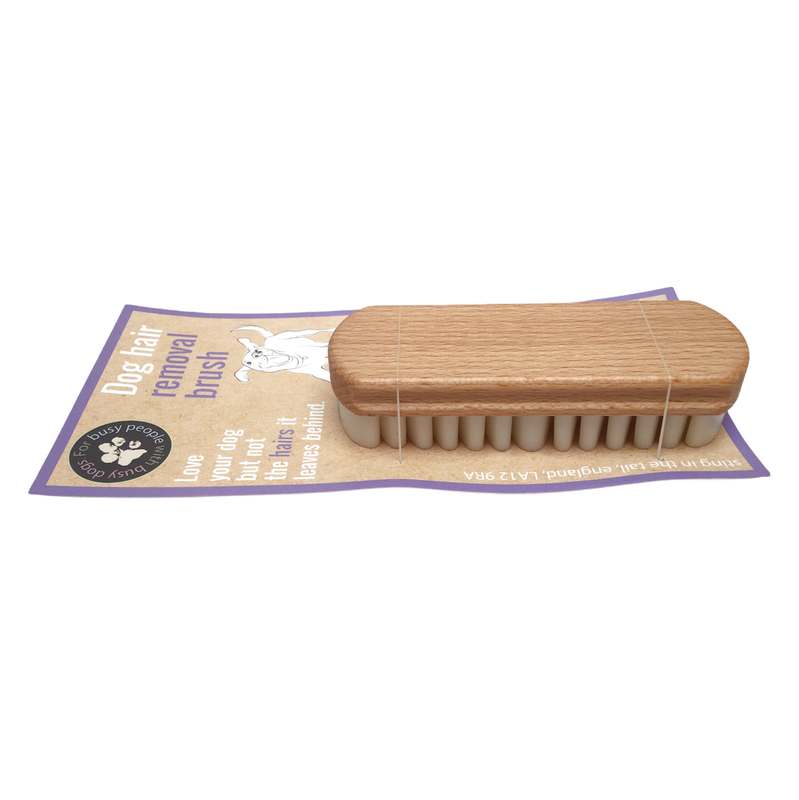 Dog Hair Removal Brush on display card