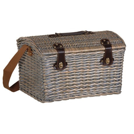 Showerproof wicker Dome Top Picnic Hamper