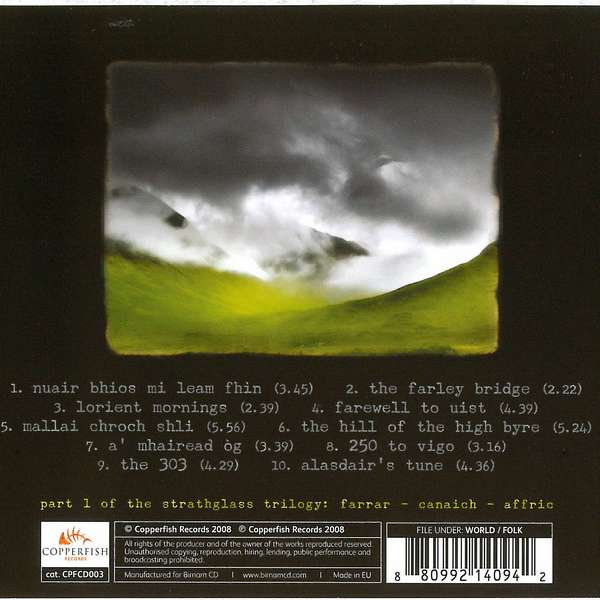 Duncan Chisholm - Farrar CD back