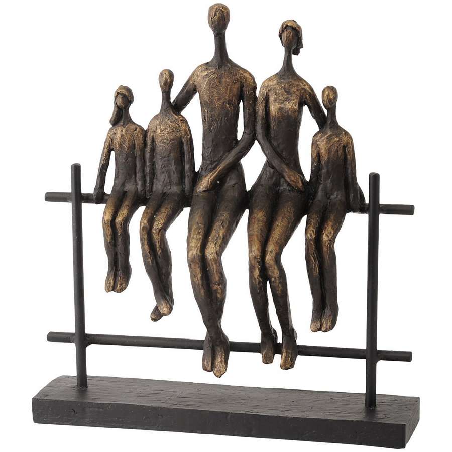 Duxford Bench Family Of Five Sculpture 702683