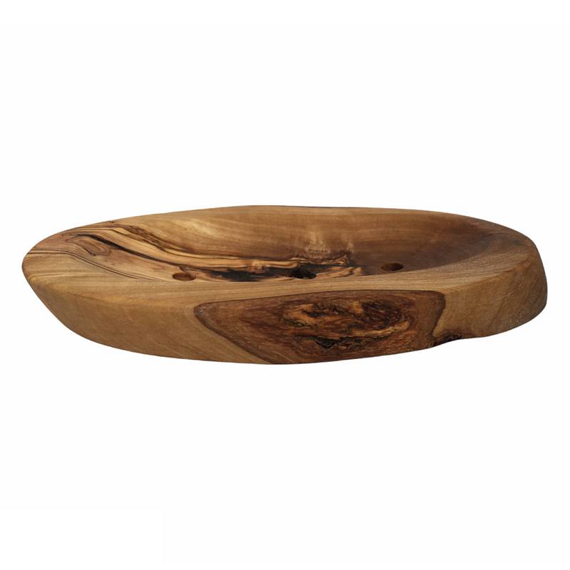 Ecobath Olive Wood Soap Dish side