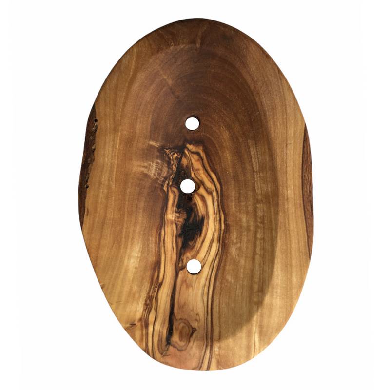 Ecobath Olive Wood Soap Dish detail 1