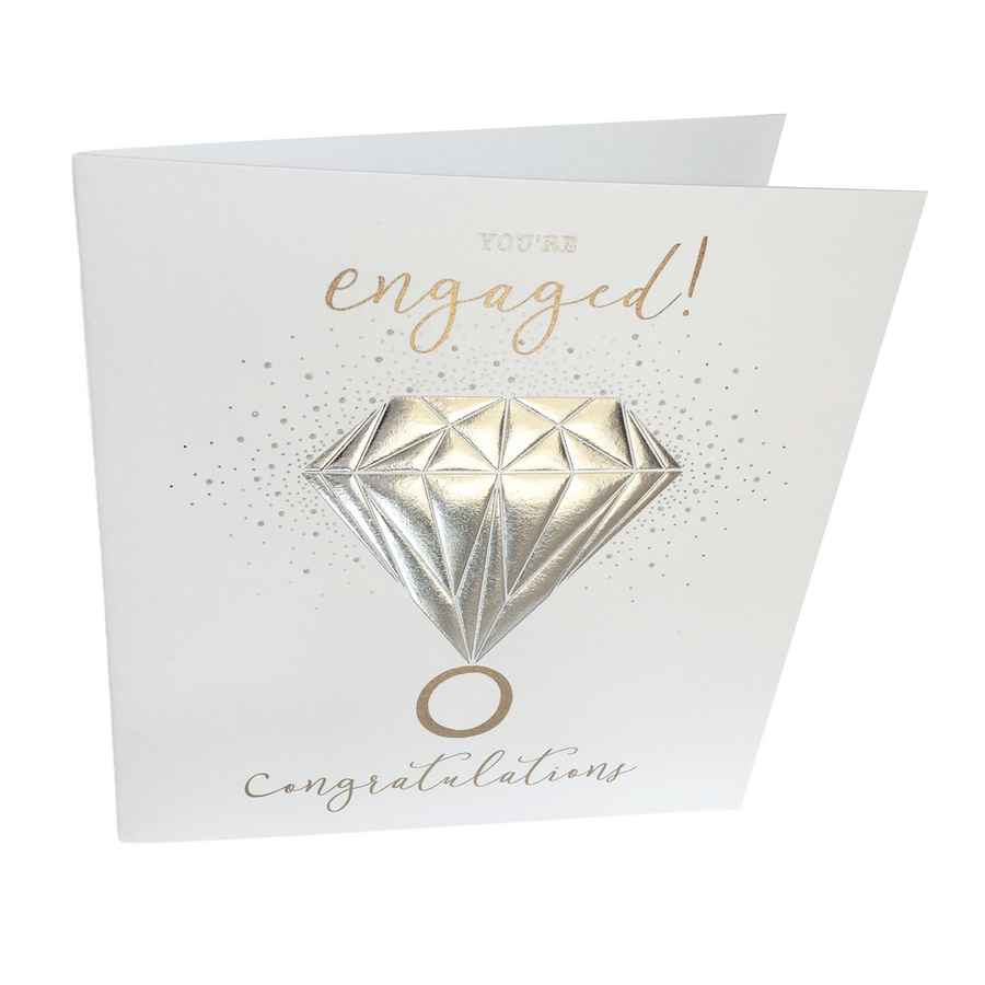 Engagement Card Youre Engaged Congratulations open