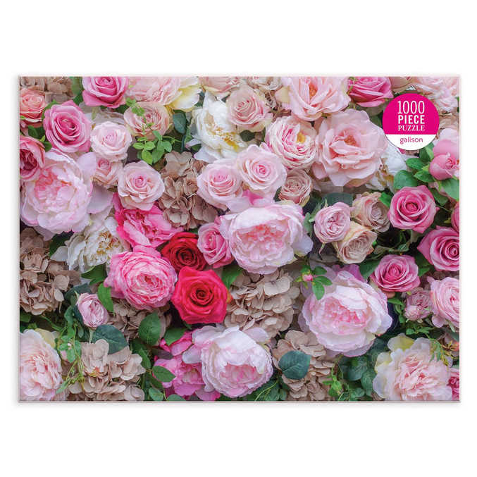 English Roses 1000 Piece Jigsaw Puzzle box front