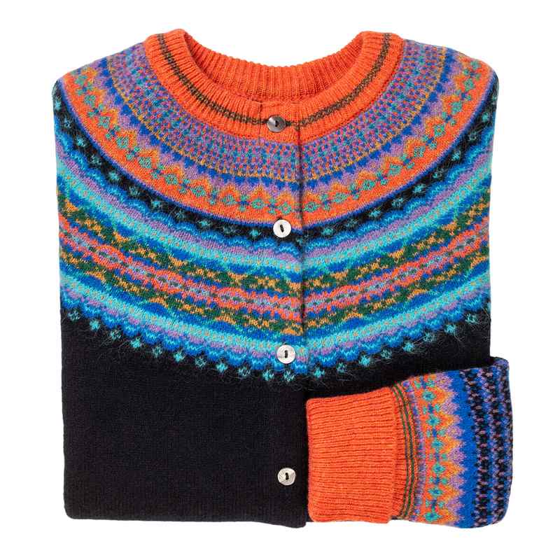 Eribe Knitwear Alpine Cardigan Enchanted C3735 folded