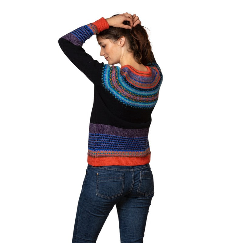Eribe Knitwear Alpine Sweater Enchanted P3974 on model back