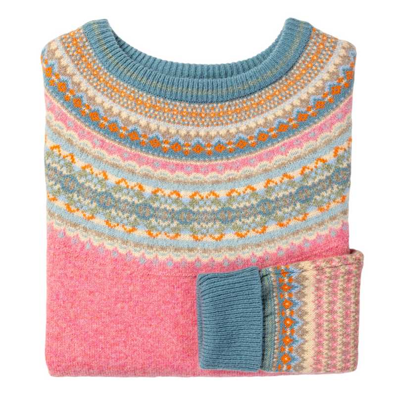 Eribe Knitwear Alpine Sweater Nougat P3974 folded