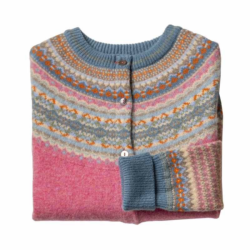 Eribe Alpine Cardigan in Nougat Folded