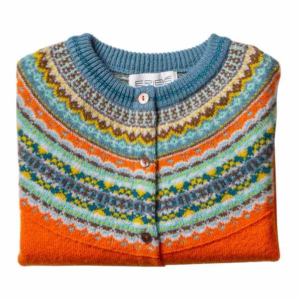 Eribe Alpine Cardigan in Turmeric Yoke