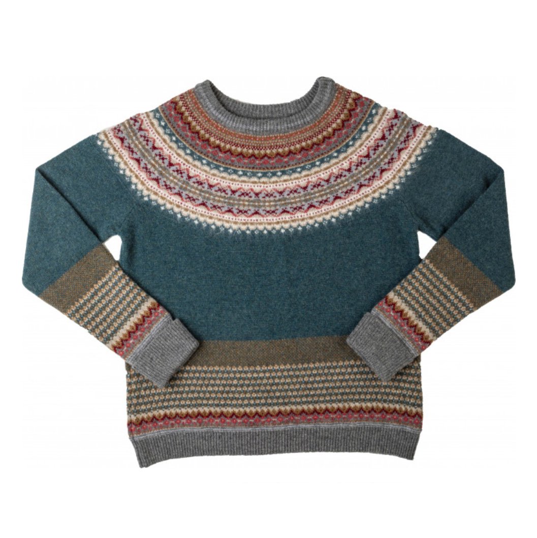 Eribe Alpine Cardigan in Lugano flatlay