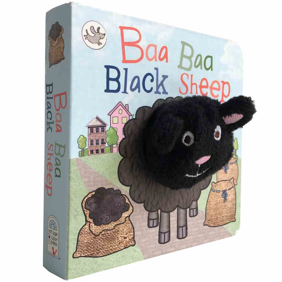 Finger Puppet Chunky Book - Baa Baa Black Sheep angled
