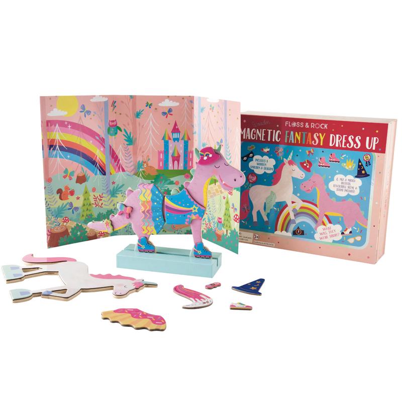 Floss & Rock Magnetic Dress Up Fantasy Pets 40P3550 dino-pet